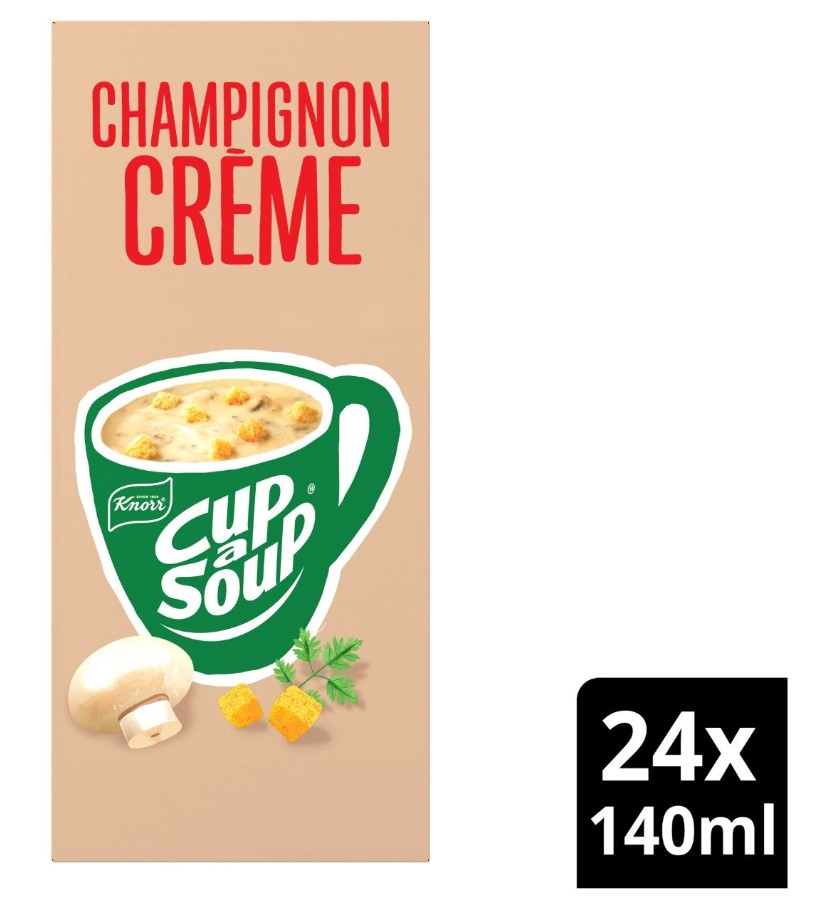 Knorr Cup-A-Soup Office Pack Champignon 24x140ml